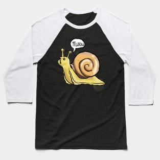 .Escargot qui miaule Baseball T-Shirt